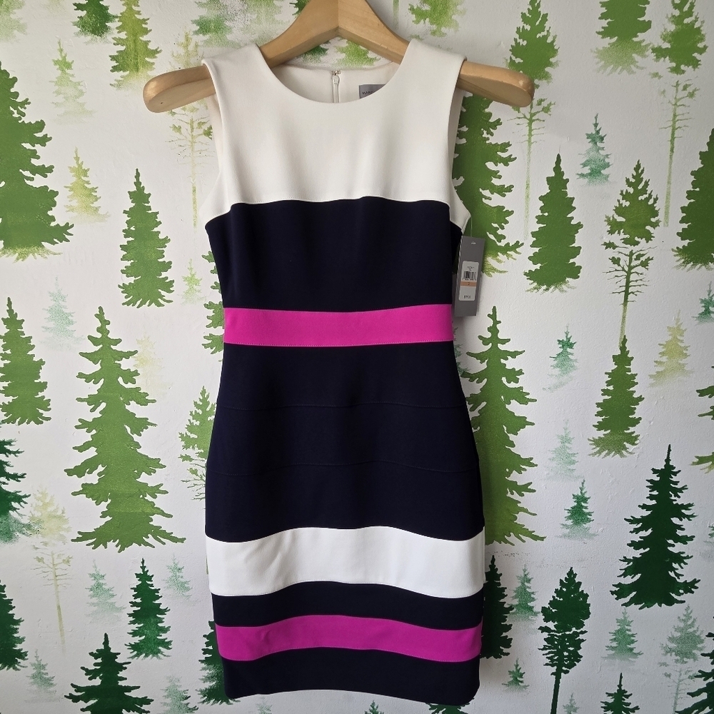 Marc New York Womens Sleeveless Sheath Dress